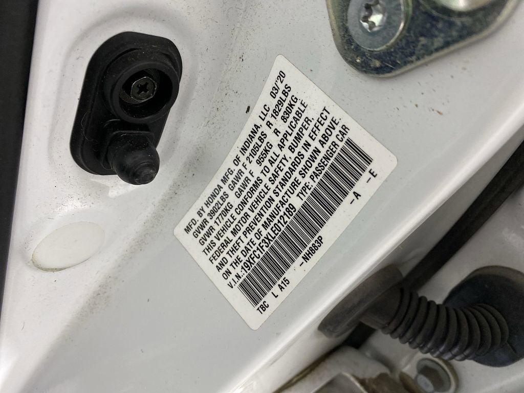 2020 Honda Civic Sedan EX