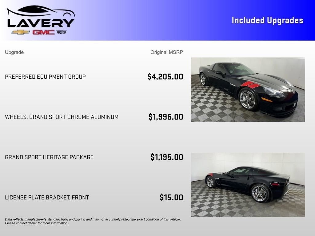 2011 Chevrolet Corvette Grand Sport Z16 Grand Sport w/3LT