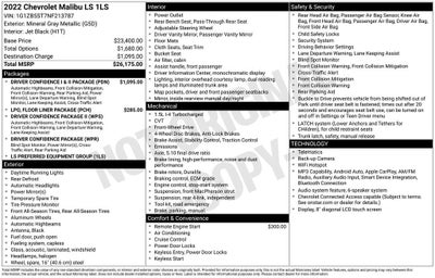 2022 Chevrolet Malibu LS
