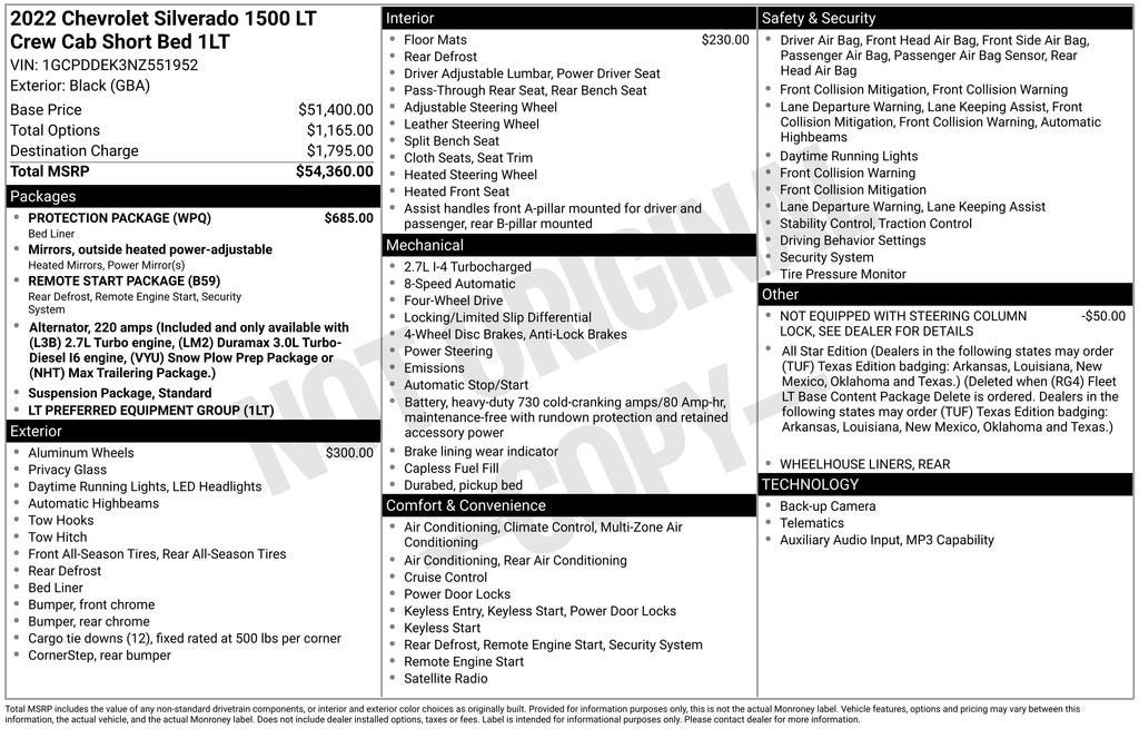 2022 Chevrolet Silverado 1500 LT
