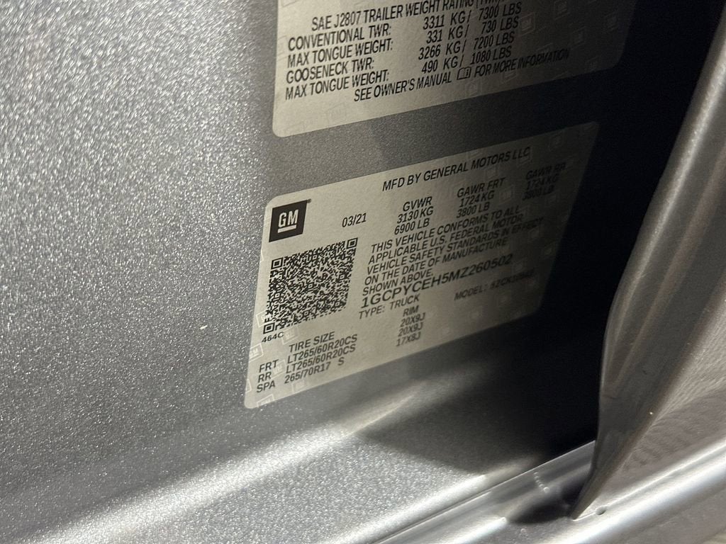 2021 Chevrolet Silverado 1500 Custom Trail Boss