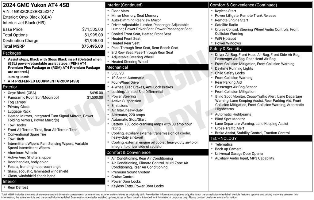 2024 GMC Yukon AT4