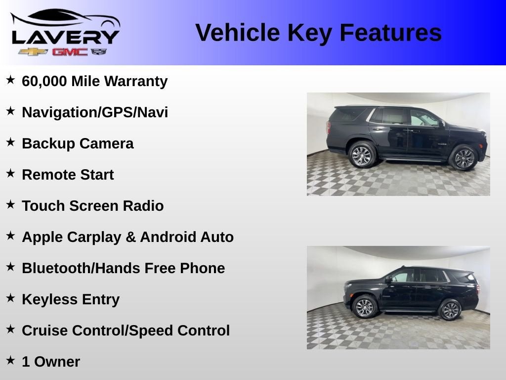 2024 Chevrolet Tahoe LS Alliance OH | Lavery Automotive Sales and ...