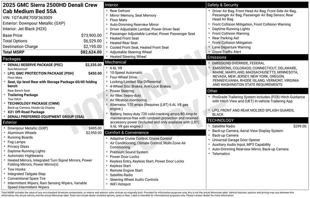 2025 GMC Sierra 2500 HD Denali