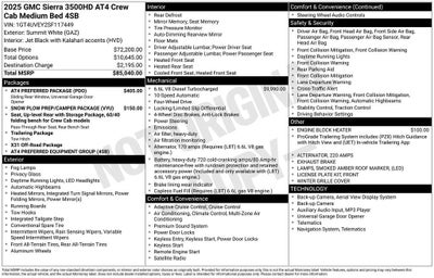 2025 GMC Sierra 3500 HD AT4