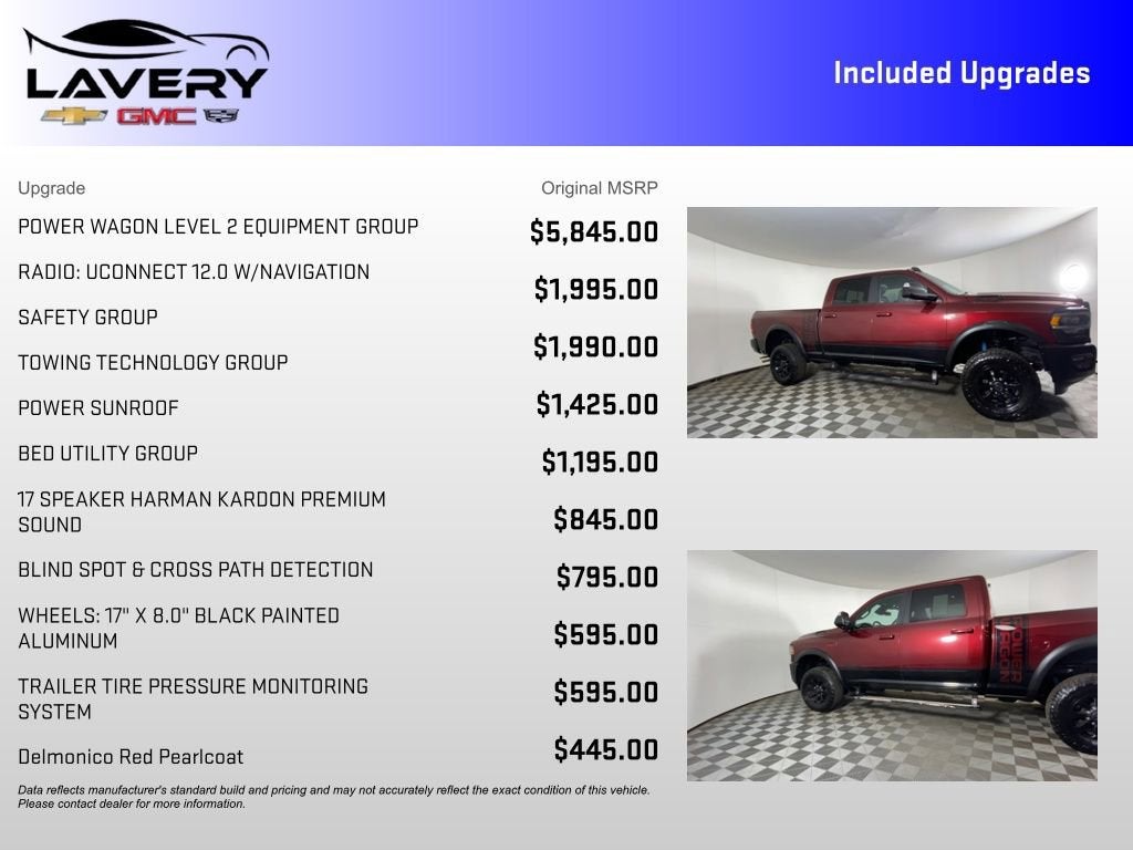 2021 RAM 2500 Power Wagon Crew Cab 4x4 6'4" Box