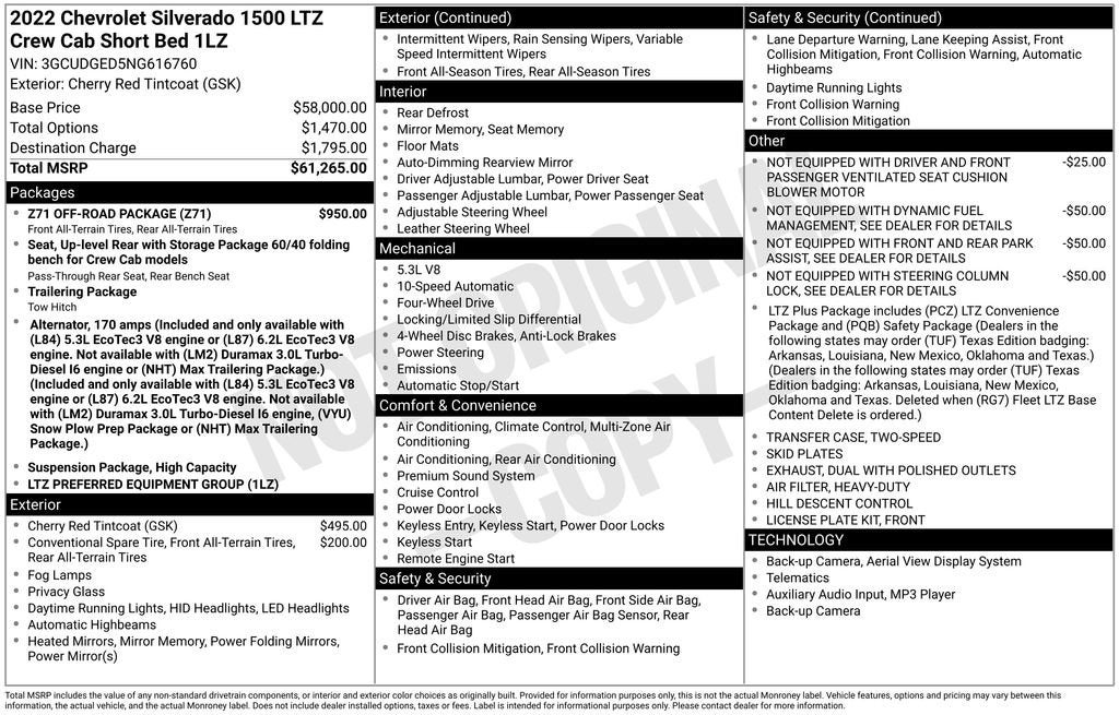 2022 Chevrolet Silverado 1500 LTZ