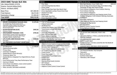 2023 GMC Terrain SLE