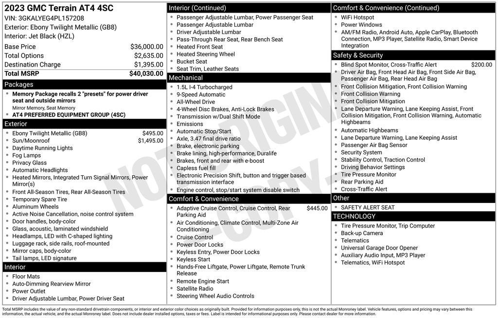 2023 GMC Terrain AT4