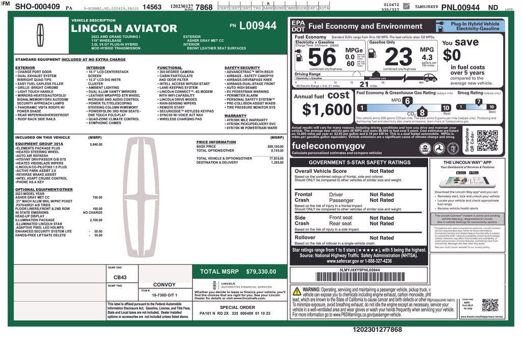 2023 Lincoln Aviator Grand Touring