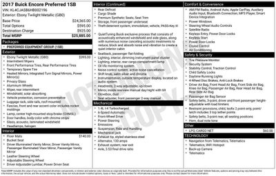 2017 Buick Encore Preferred