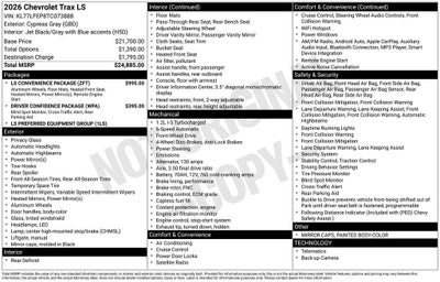 2026 Chevrolet Trax LS