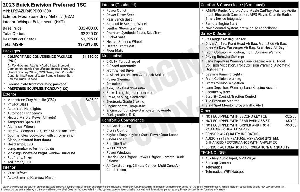 2023 Buick Envision Preferred