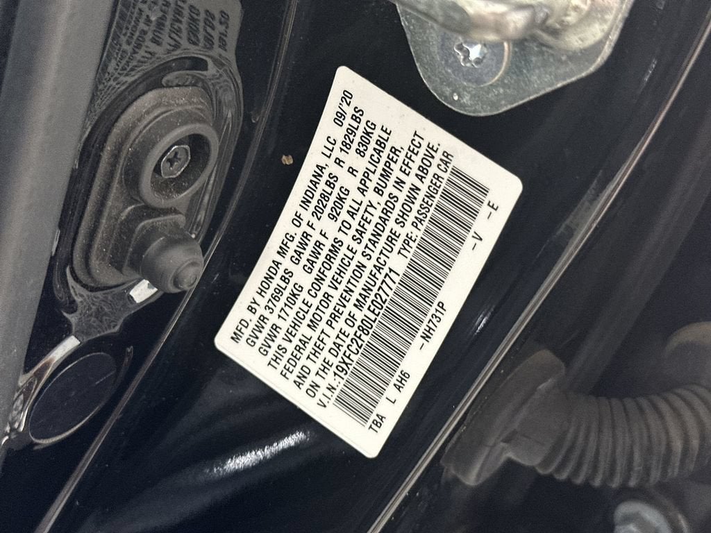 2020 Honda Civic Sedan Sport