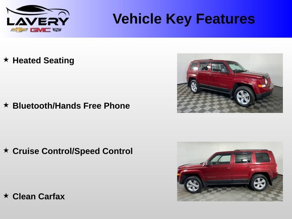 Used 2014 Jeep Patriot Latitude with VIN 1C4NJRFB0ED787967 for sale in Alliance, OH