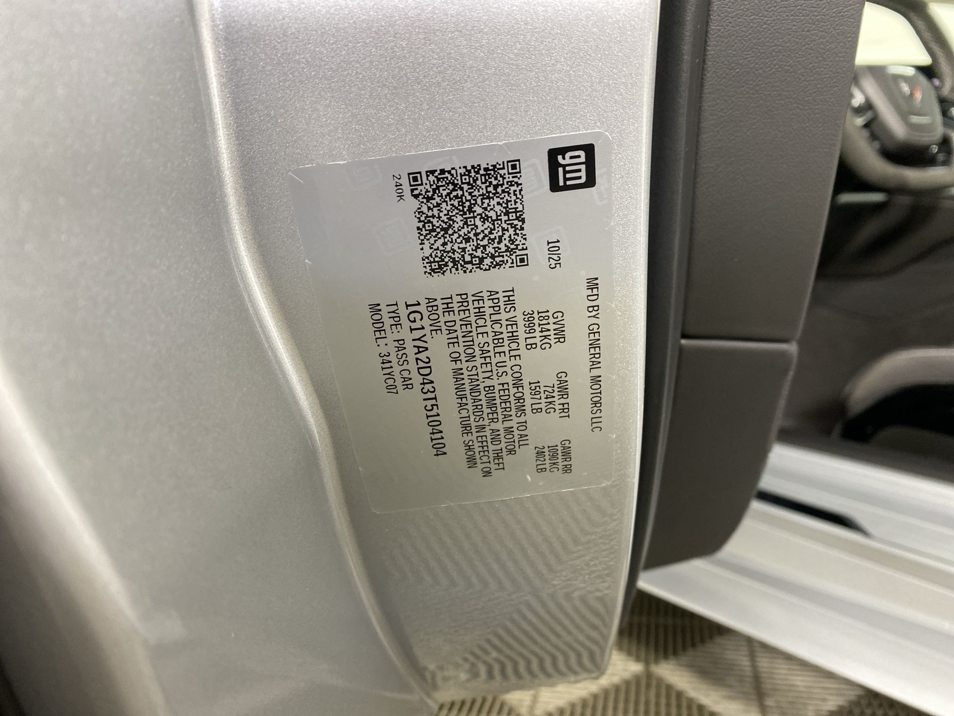 2026 Chevrolet Corvette Stingray 1LT