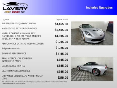 2016 Chevrolet Corvette Stingray 2LT