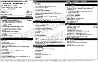 2026 Chevrolet Silverado 2500 HD Custom