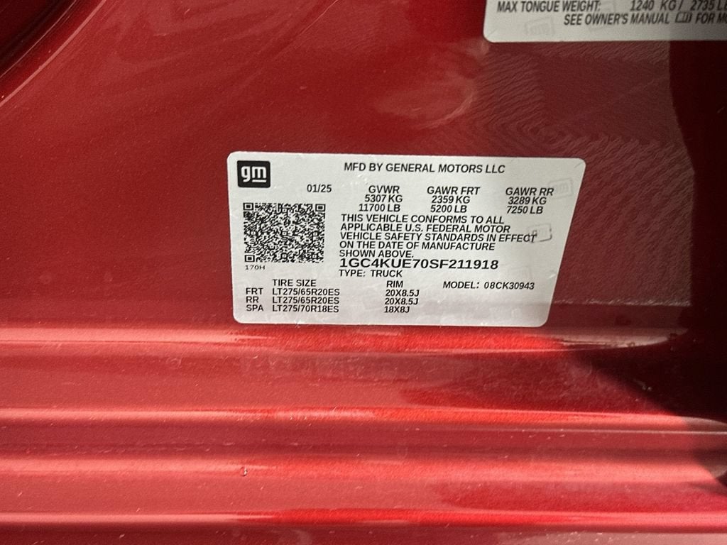 2025 Chevrolet Silverado 3500 HD LTZ