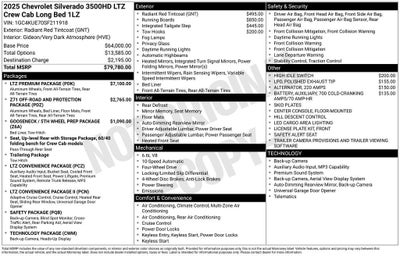 2025 Chevrolet Silverado 3500 HD LTZ