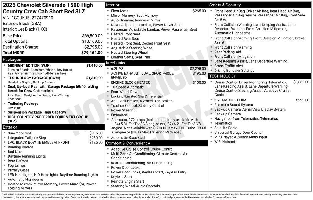 2026 Chevrolet Silverado 1500 High Country