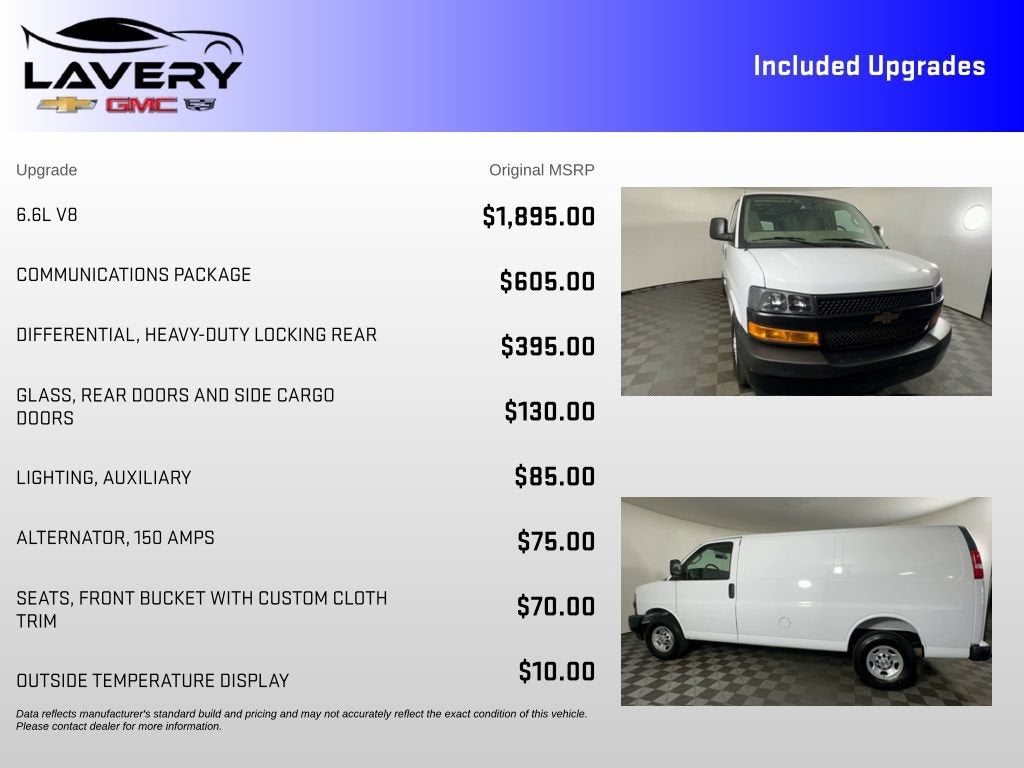 2026 Chevrolet Express Cargo Work Van - Photo 7