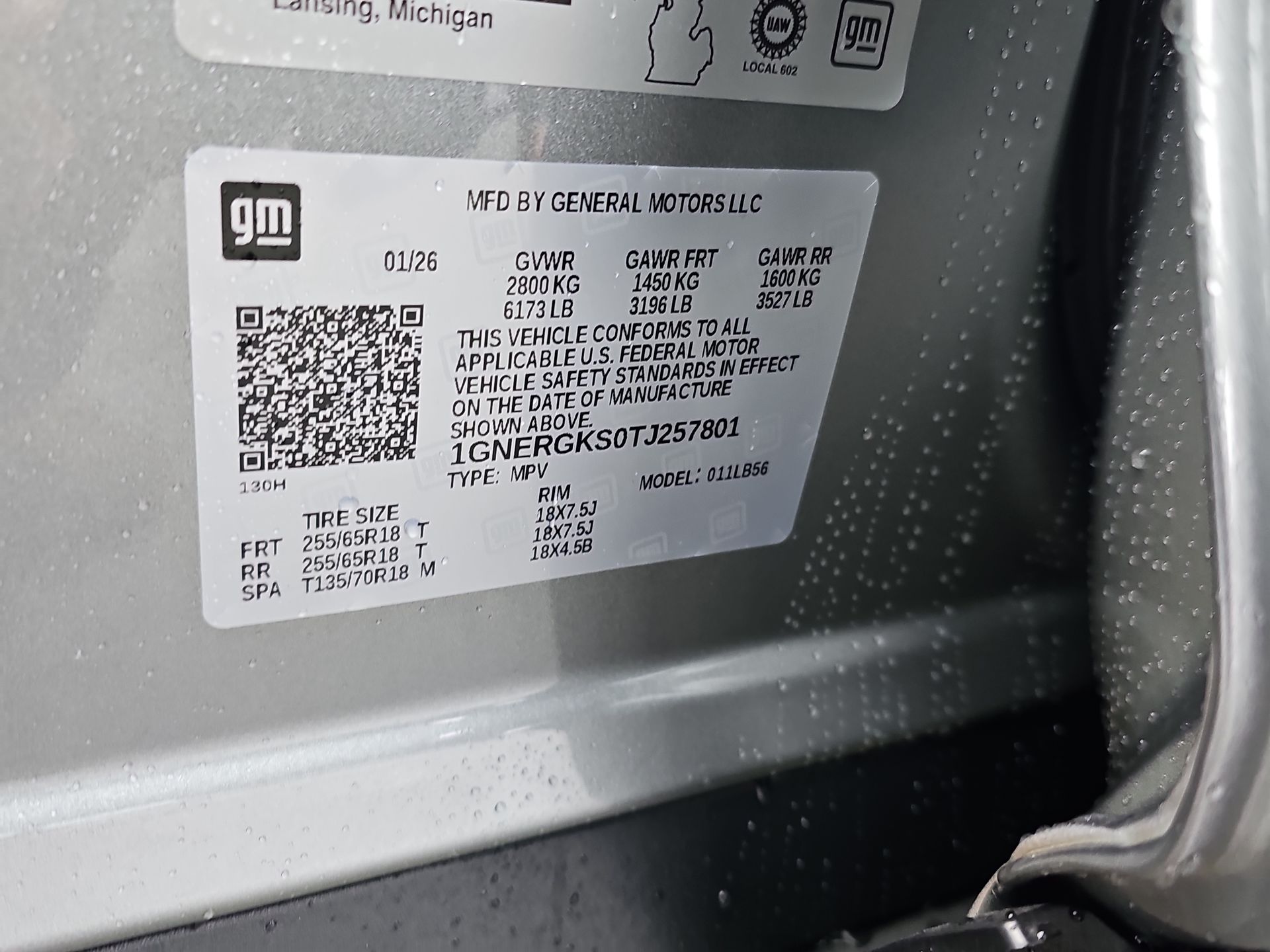 2026 Chevrolet Traverse LT