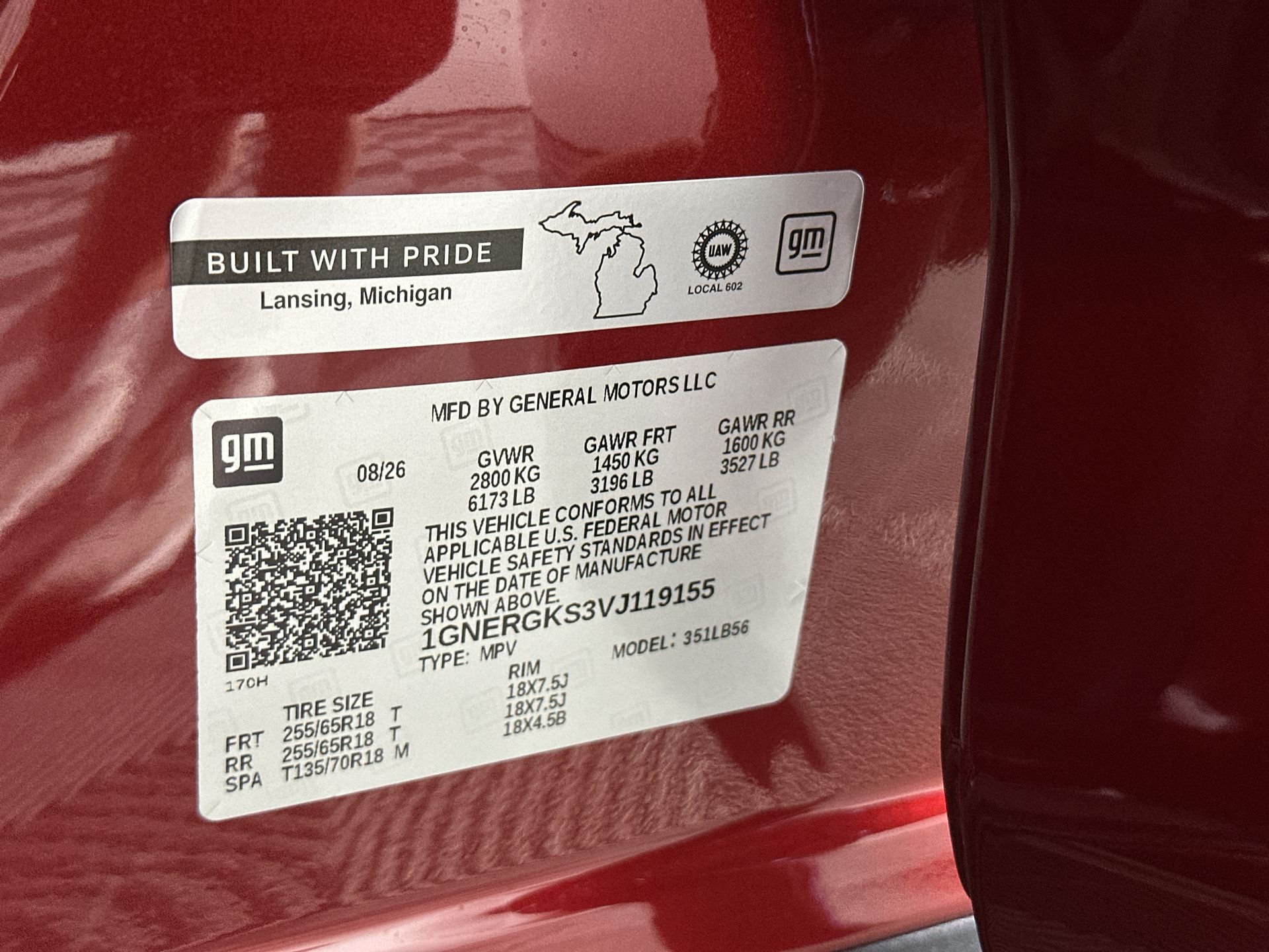 2027 Chevrolet Traverse LT