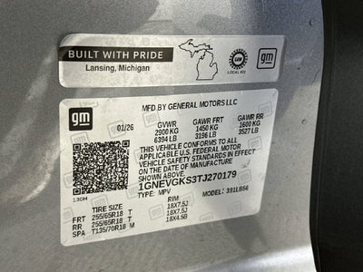 2026 Chevrolet Traverse LT