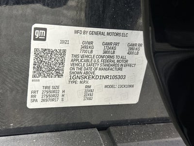 2022 Chevrolet Suburban RST