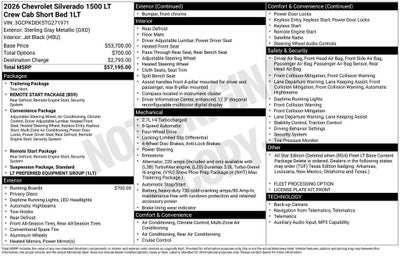 2026 Chevrolet Silverado 1500 LT