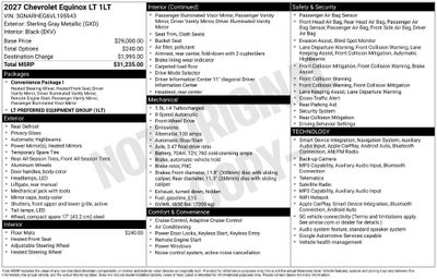 2027 Chevrolet Equinox LT
