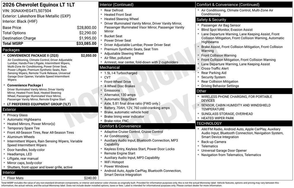 2026 Chevrolet Equinox LT