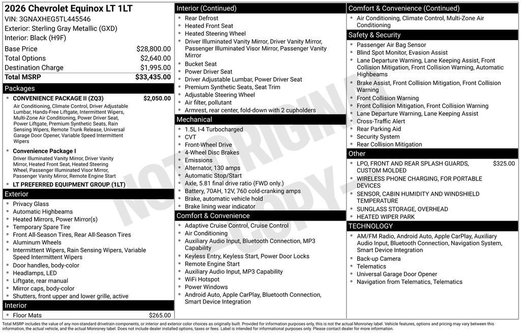 2026 Chevrolet Equinox LT