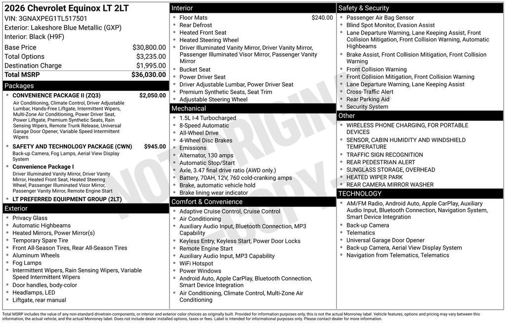 2026 Chevrolet Equinox LT