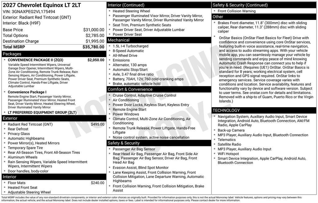 2027 Chevrolet Equinox LT