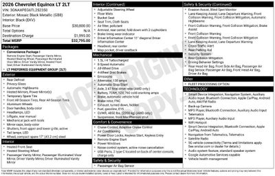 2026 Chevrolet Equinox LT