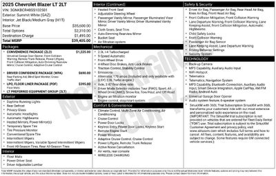 2025 Chevrolet Blazer 2LT