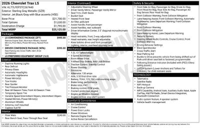2026 Chevrolet Trax LS