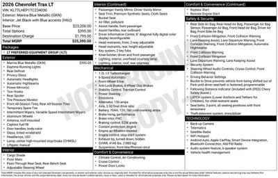 2026 Chevrolet Trax LT
