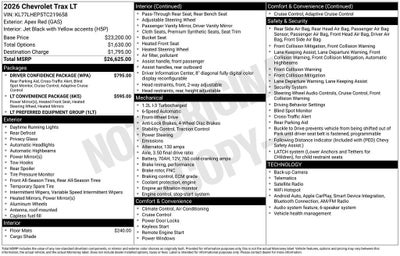 2026 Chevrolet Trax LT