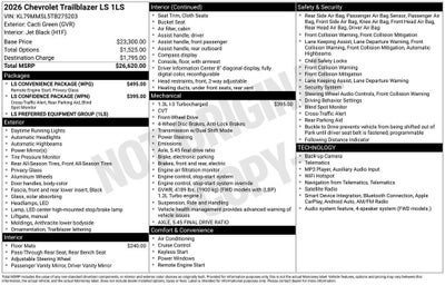 2026 Chevrolet Trailblazer LS