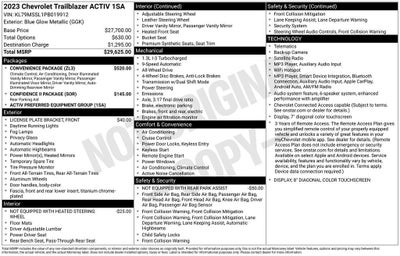 2023 Chevrolet Trailblazer ACTIV