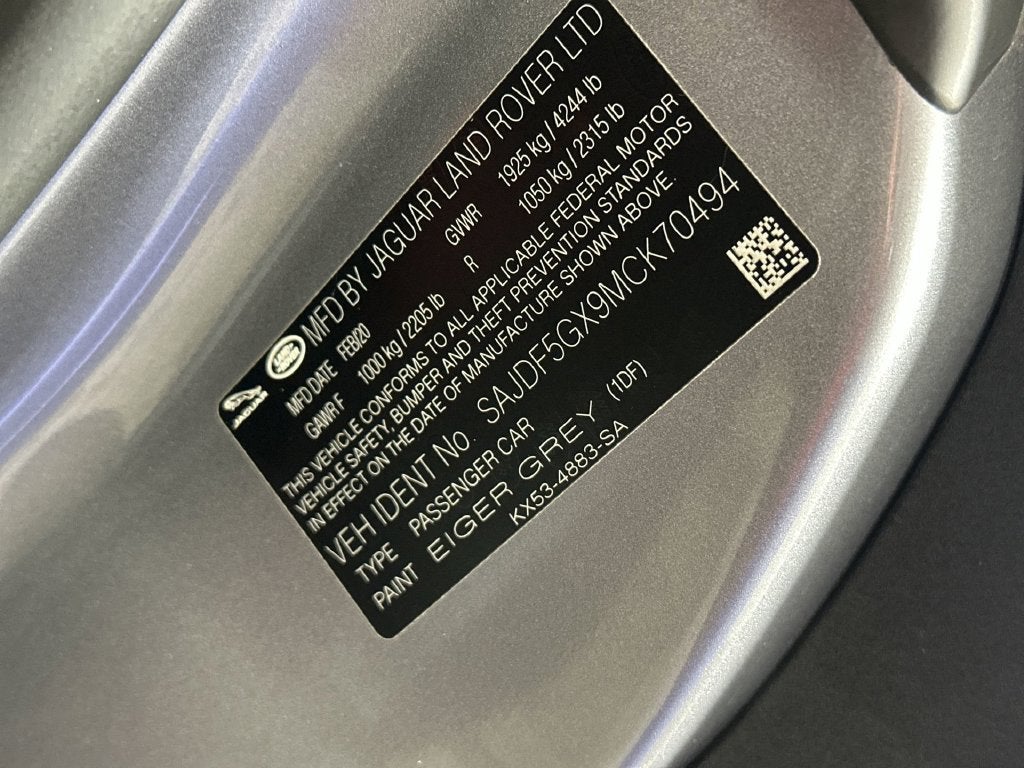 2021 Jaguar F-TYPE First Edition