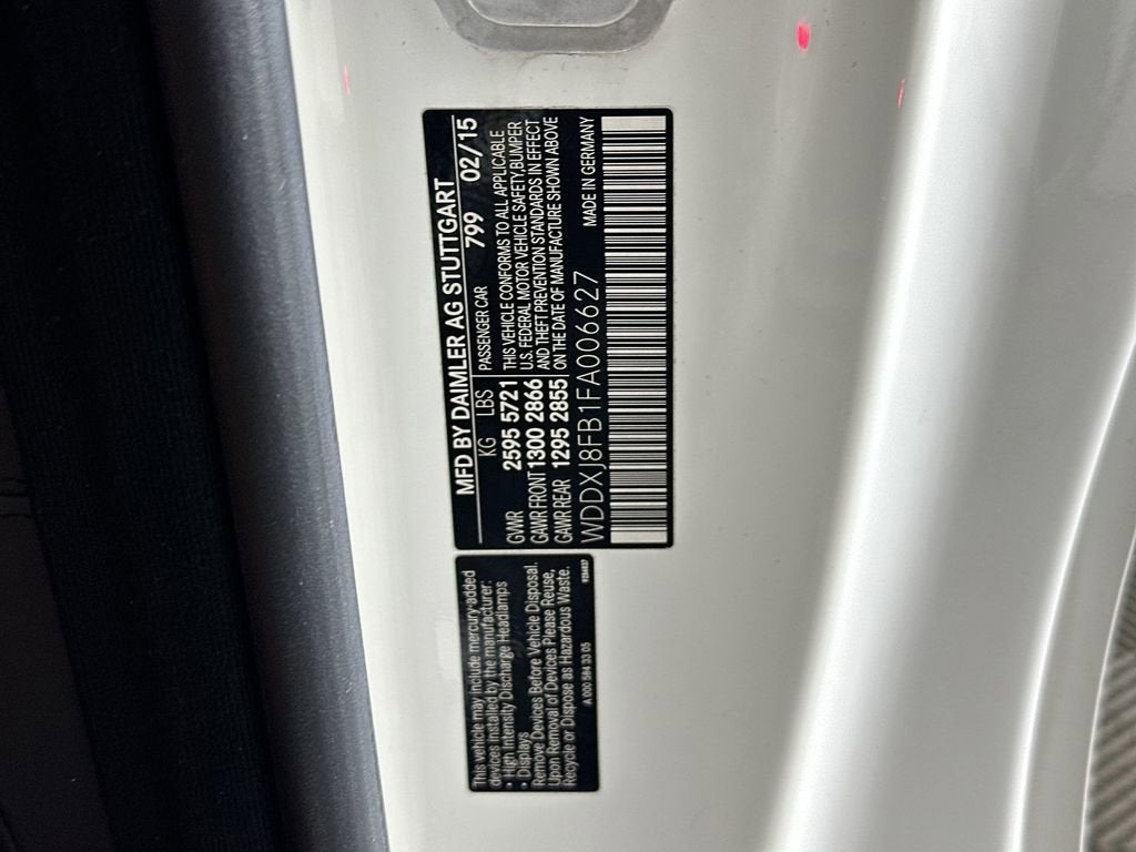 2015 Mercedes-Benz S-Class S 550
